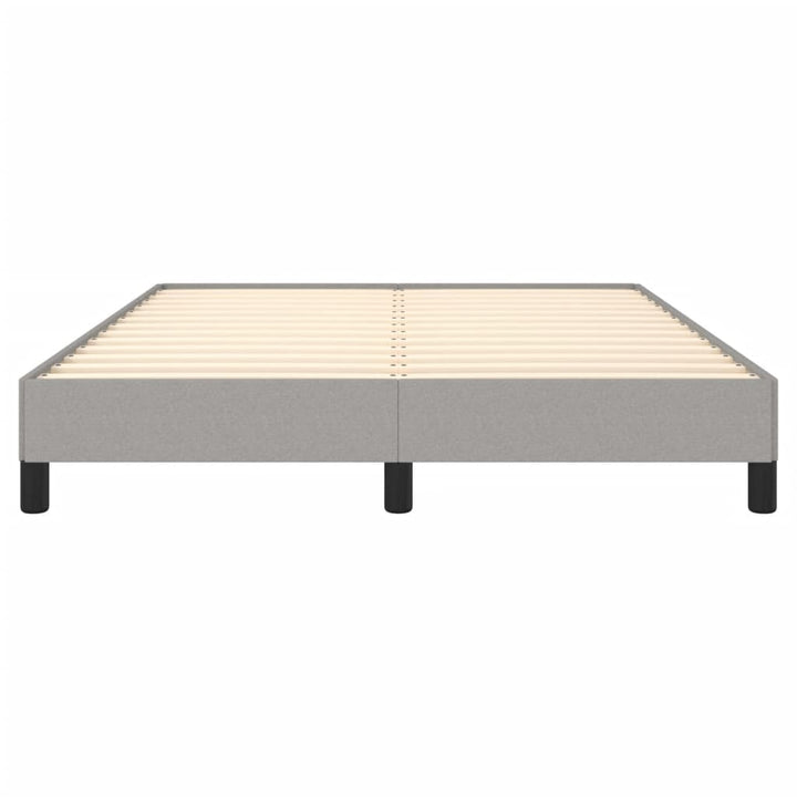 sengeramme uden madras 140x190 cm stof lysegrå
