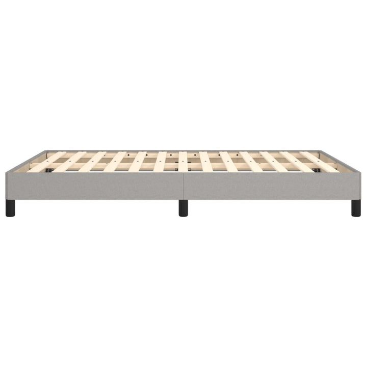 sengeramme uden madras 140x190 cm stof lysegrå