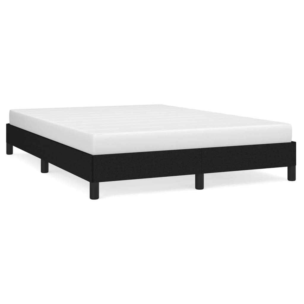 sengeramme uden madras 140x190 cm stof sort