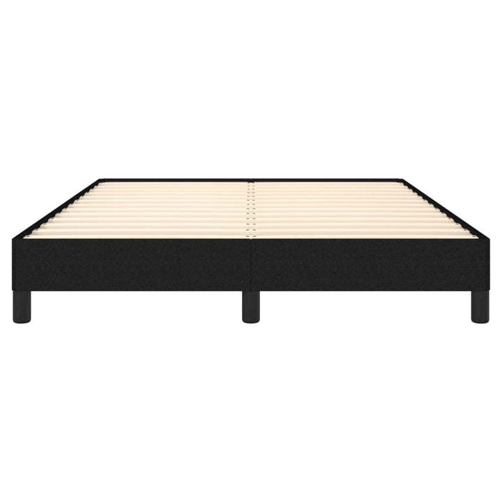 sengeramme uden madras 140x190 cm stof sort