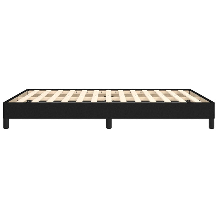sengeramme uden madras 140x190 cm stof sort