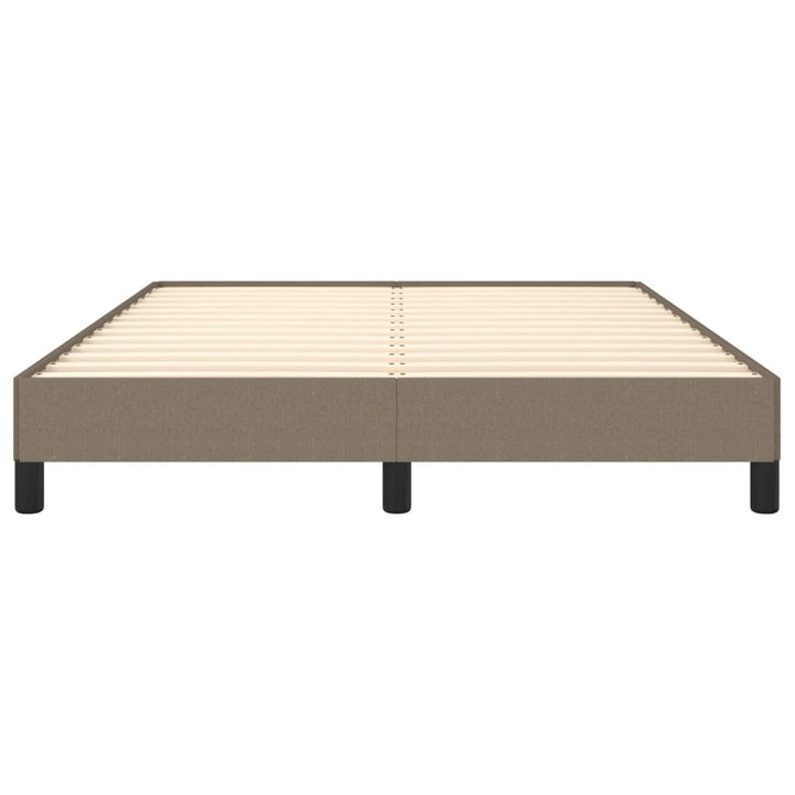 sengeramme uden madras 140x190 cm stof gråbrun