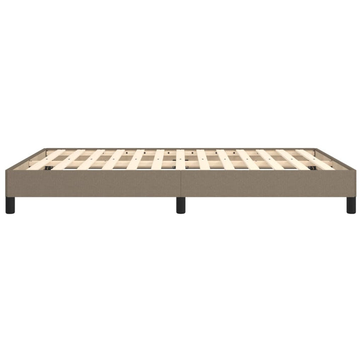 sengeramme uden madras 140x190 cm stof gråbrun
