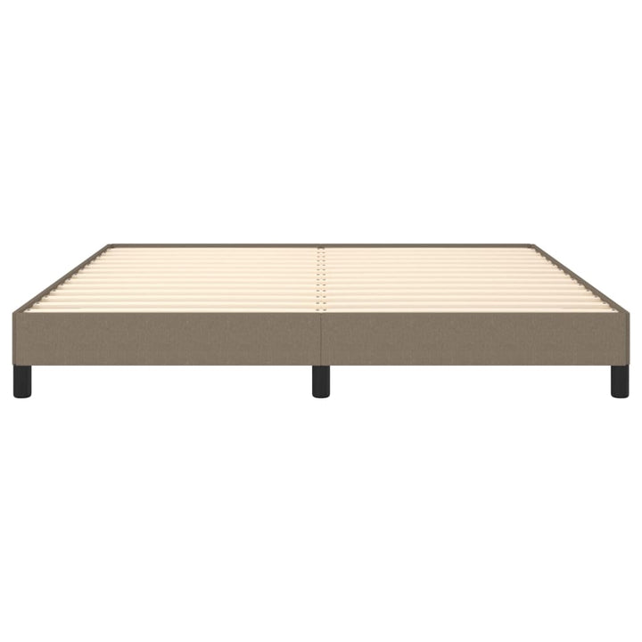 sengeramme uden madras 160x200 cm stof gråbrun