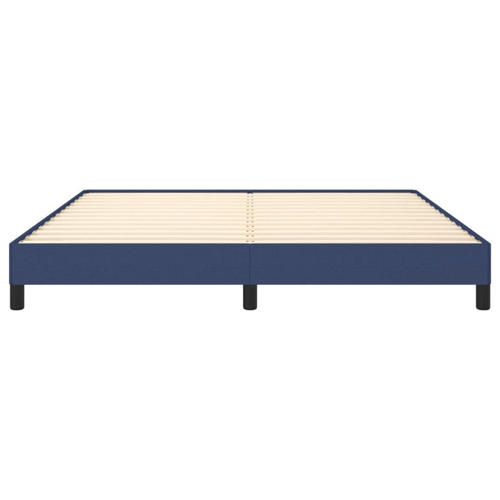 sengeramme uden madras 160x200 cm stof blå