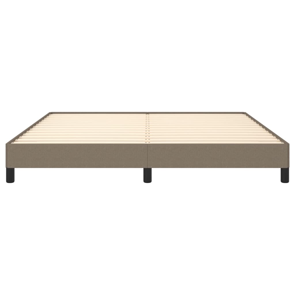sengeramme uden madras 180x200 cm stof gråbrun