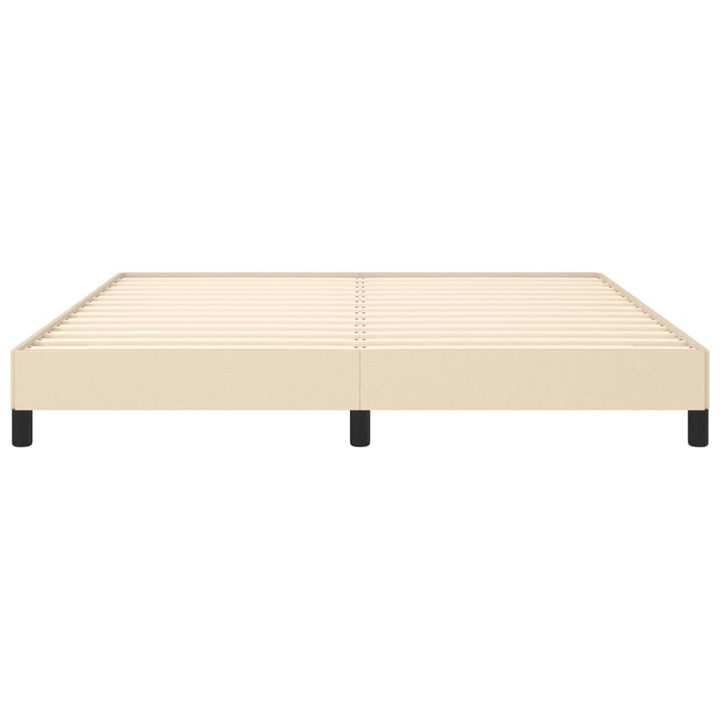 sengeramme uden madras 180x200 cm stof cremefarvet