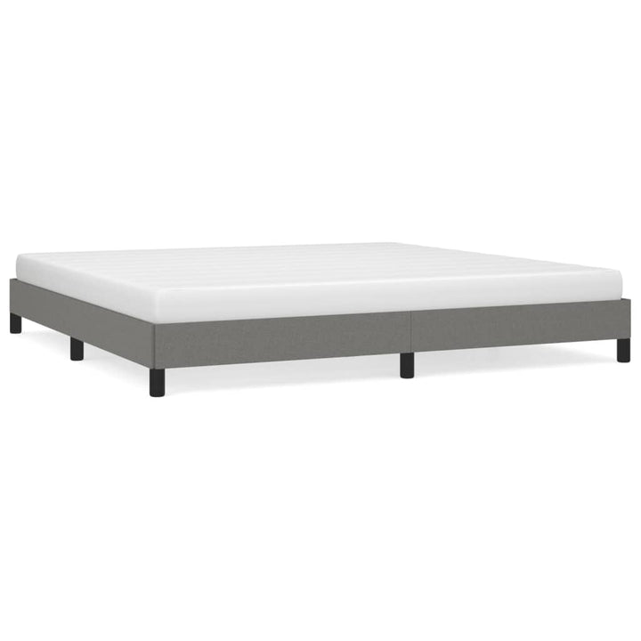 sengeramme uden madras 200x200 cm stof mørkegrå