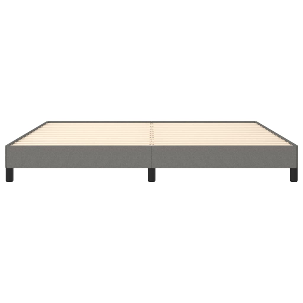 sengeramme uden madras 200x200 cm stof mørkegrå