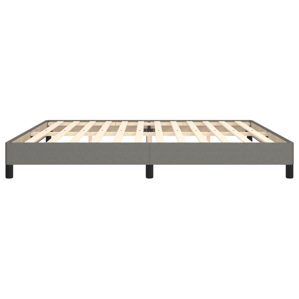 sengeramme uden madras 200x200 cm stof mørkegrå