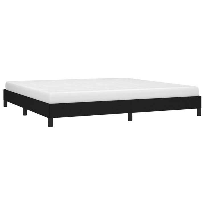 sengeramme uden madras 200x200 cm stof sort