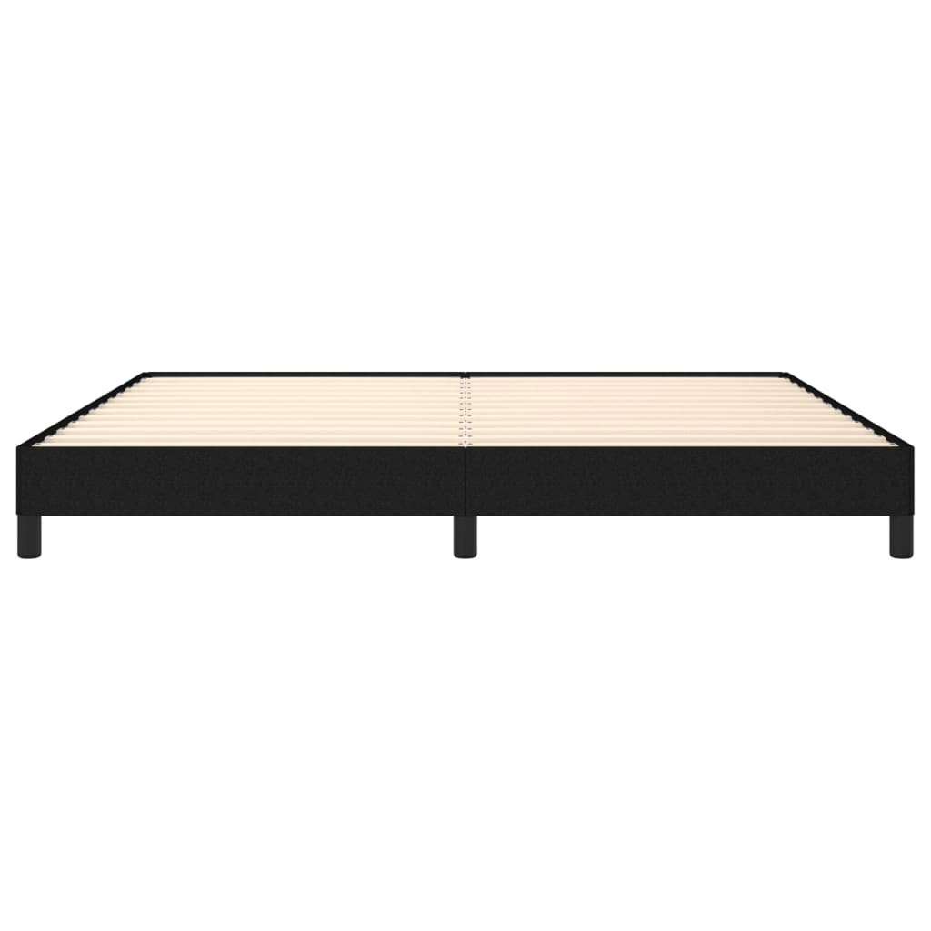 sengeramme uden madras 200x200 cm stof sort
