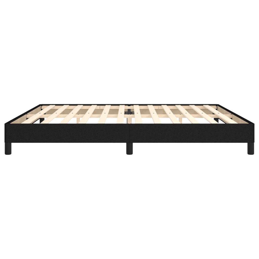 sengeramme uden madras 200x200 cm stof sort