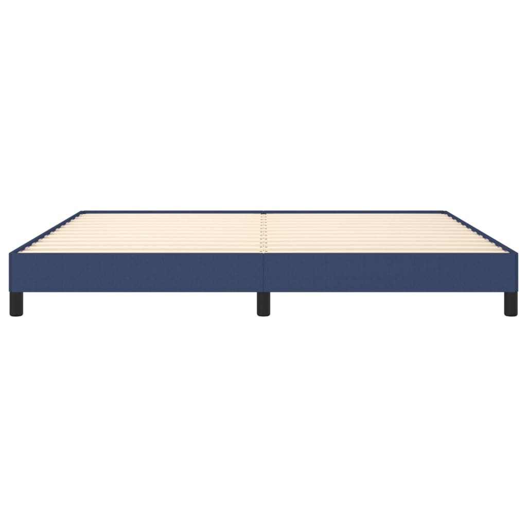 sengeramme uden madras 200x200 cm stof blå