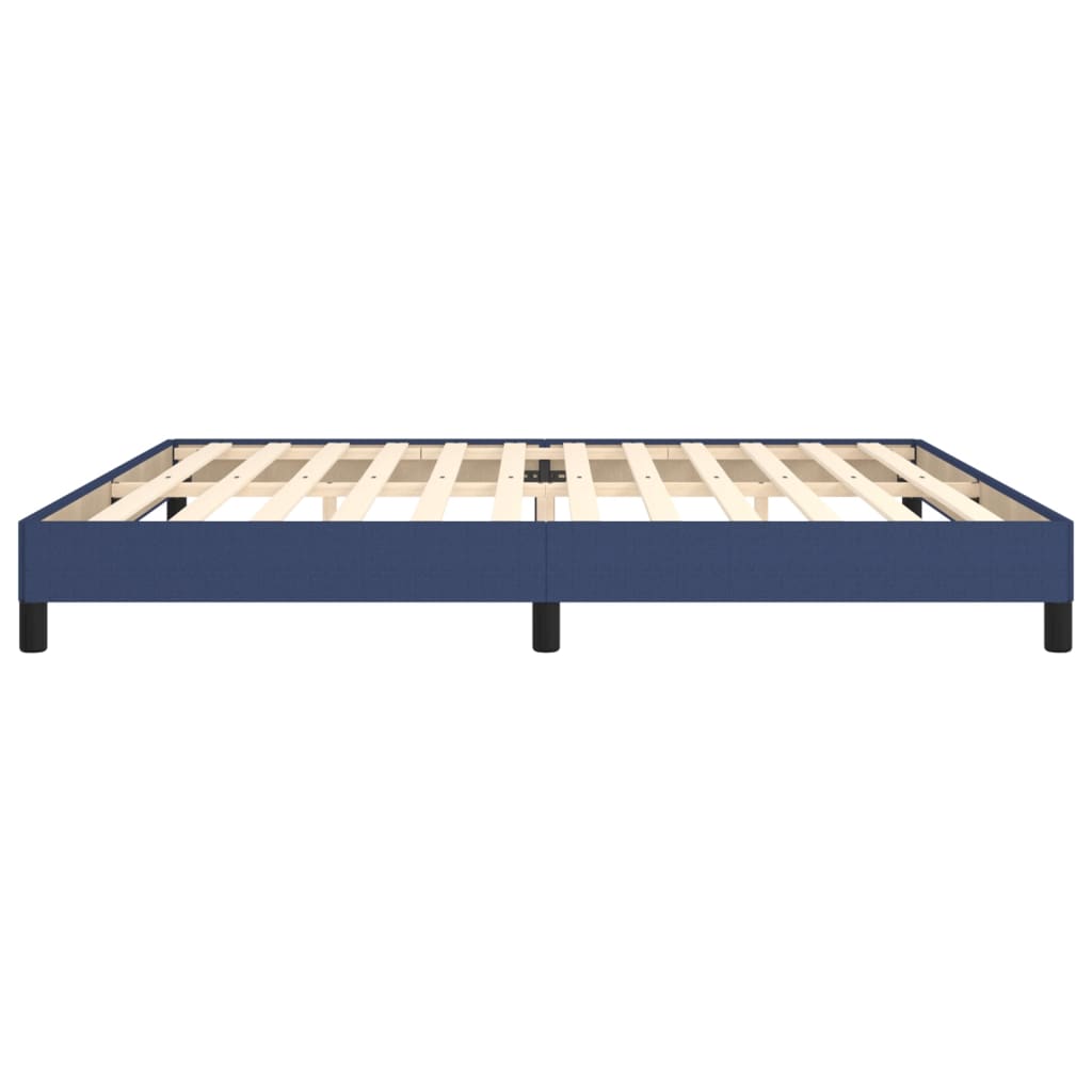 sengeramme uden madras 200x200 cm stof blå