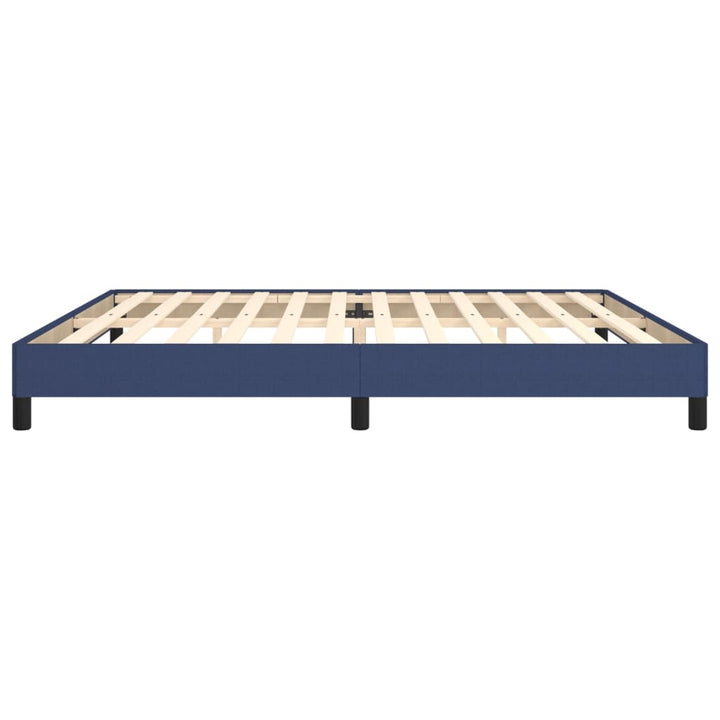 sengeramme uden madras 200x200 cm stof blå