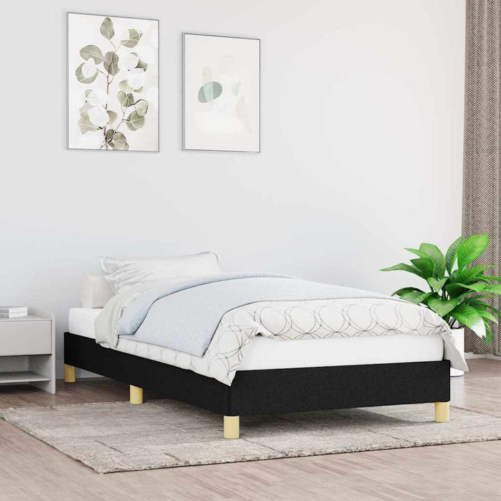 sengeramme uden madras 80x200 cm stof sort