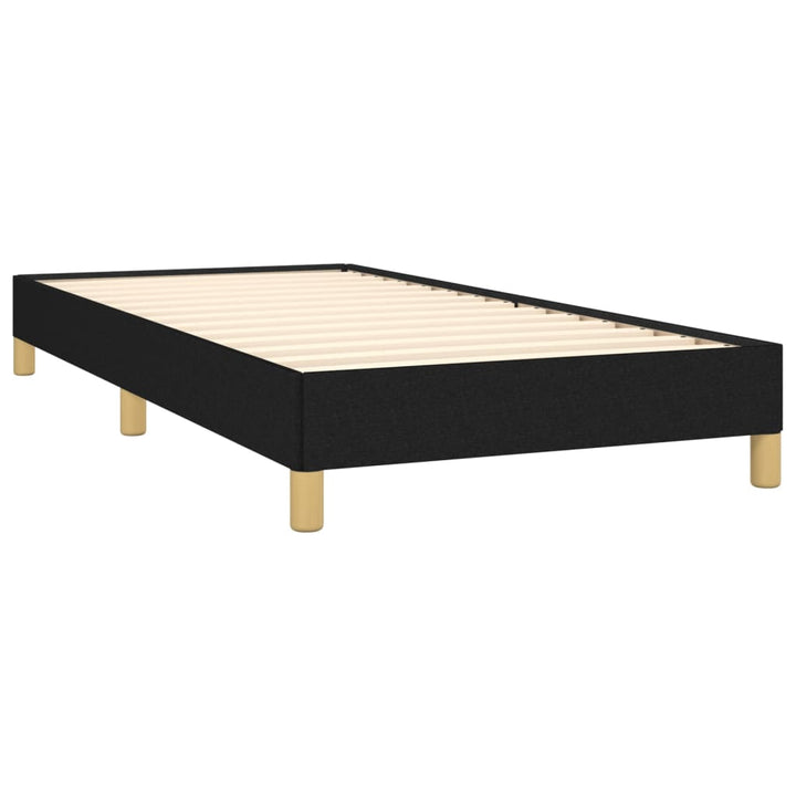 sengeramme uden madras 90x190 cm stof sort