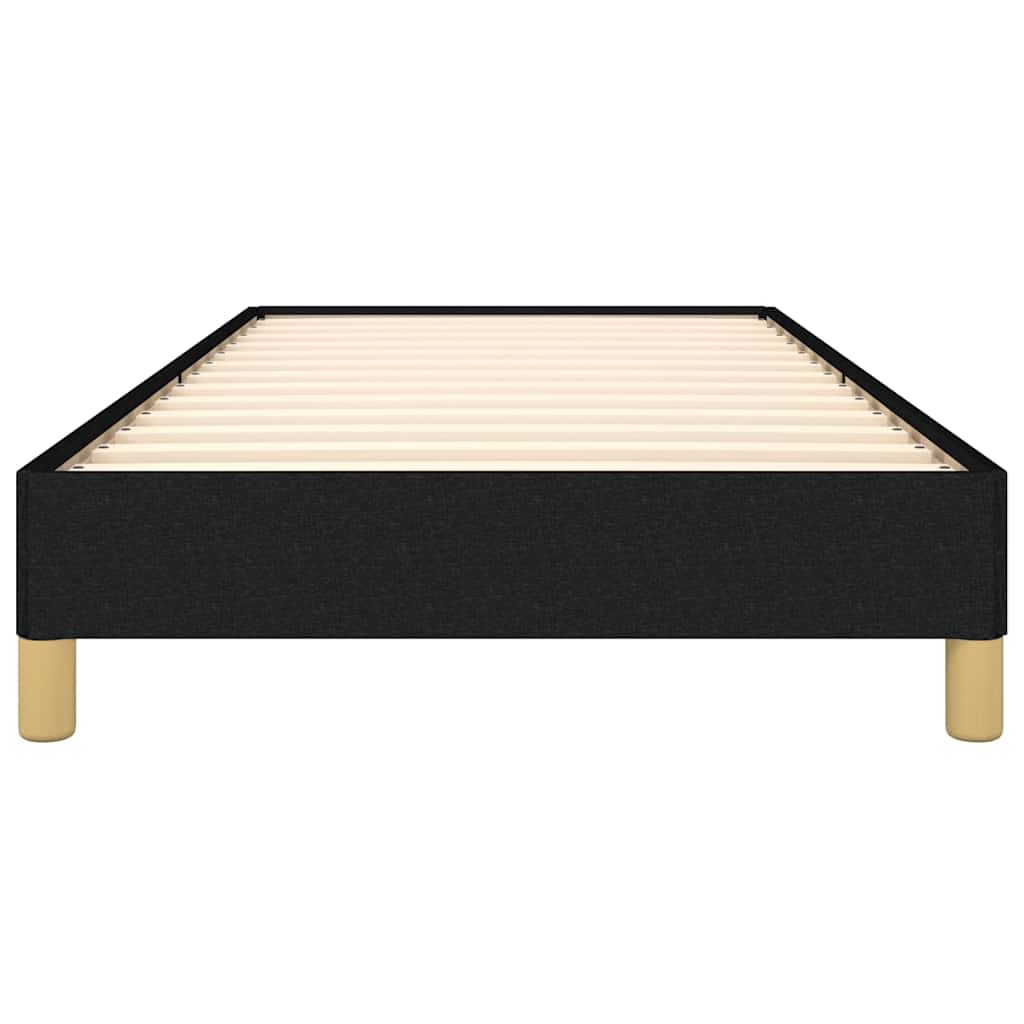 Sengeramme uden madras Sort 100x200 cm Stof