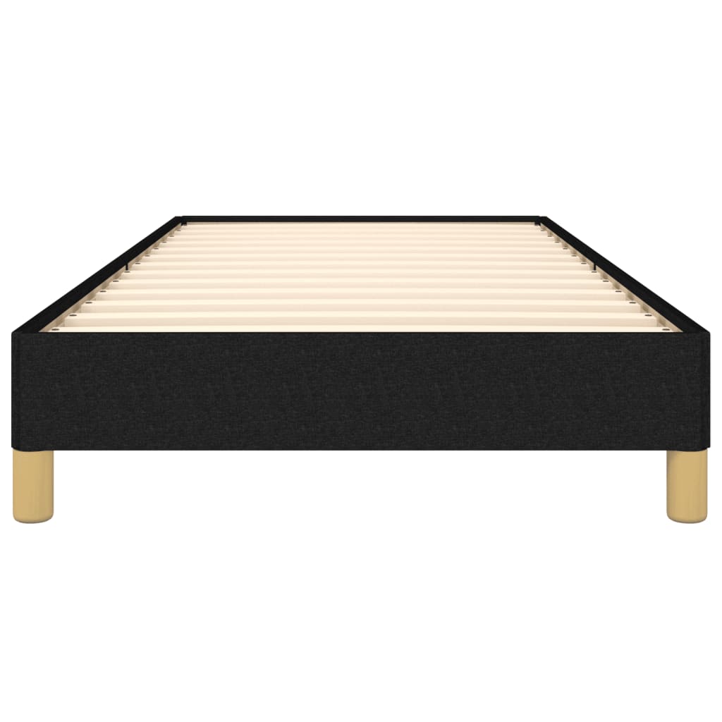 Sengeramme uden madras Sort 100x200 cm Stof