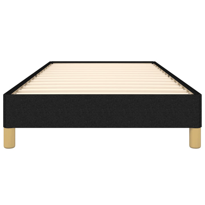 Sengeramme uden madras Sort 100x200 cm Stof