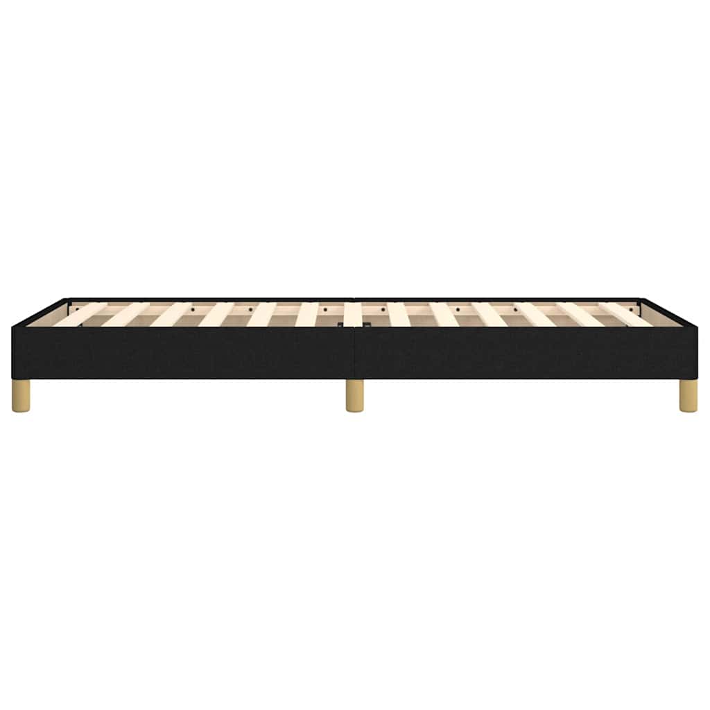 Sengeramme uden madras Sort 100x200 cm Stof