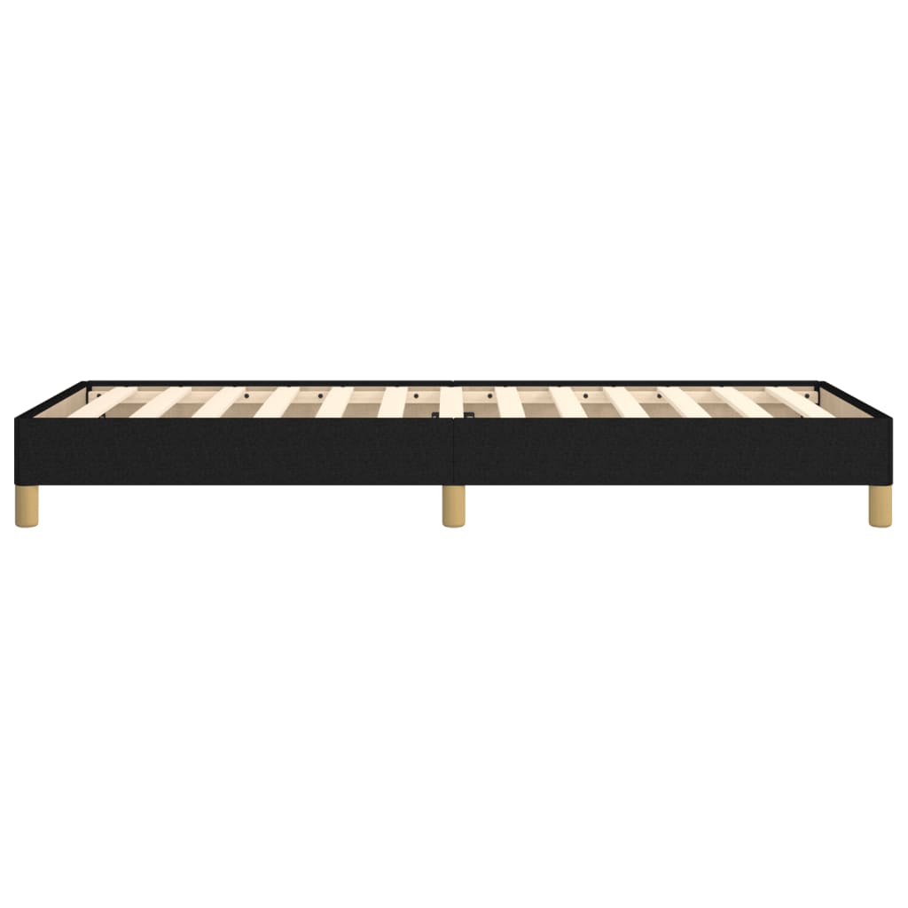 Sengeramme uden madras Sort 100x200 cm Stof