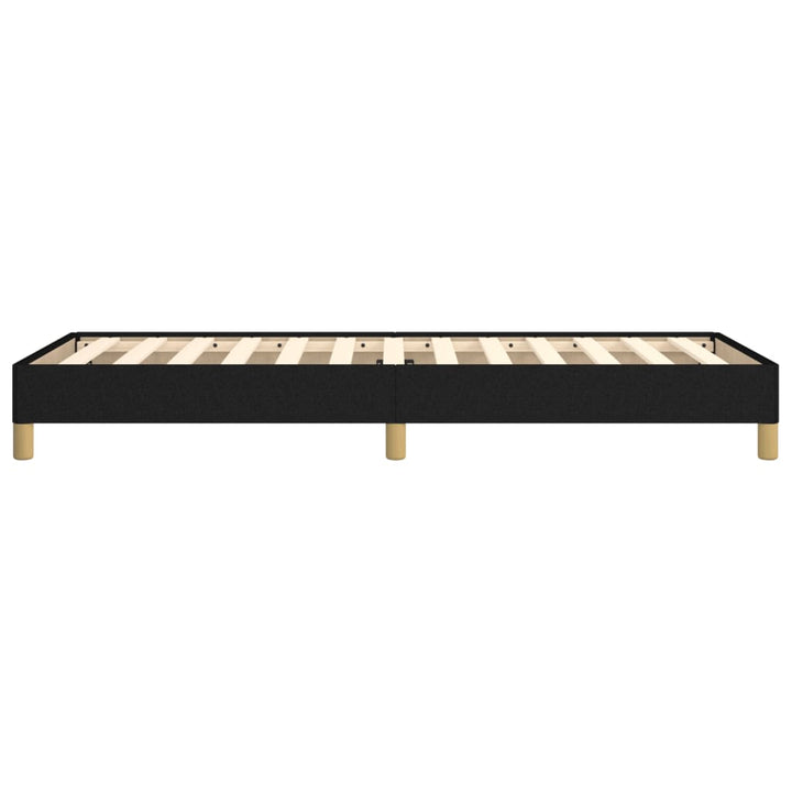 Sengeramme uden madras Sort 100x200 cm Stof