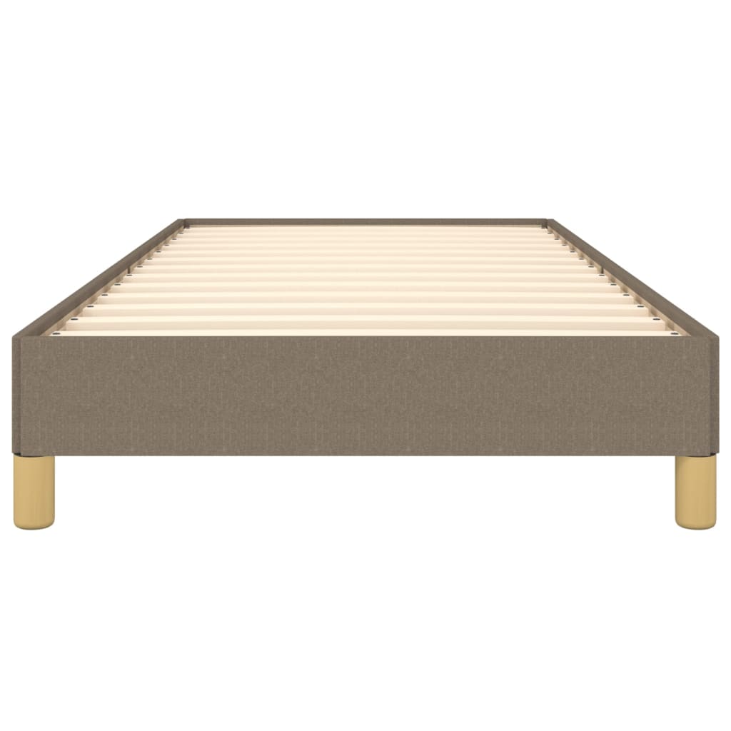 Sengeramme uden madras Taupe 100x200 cm Stof