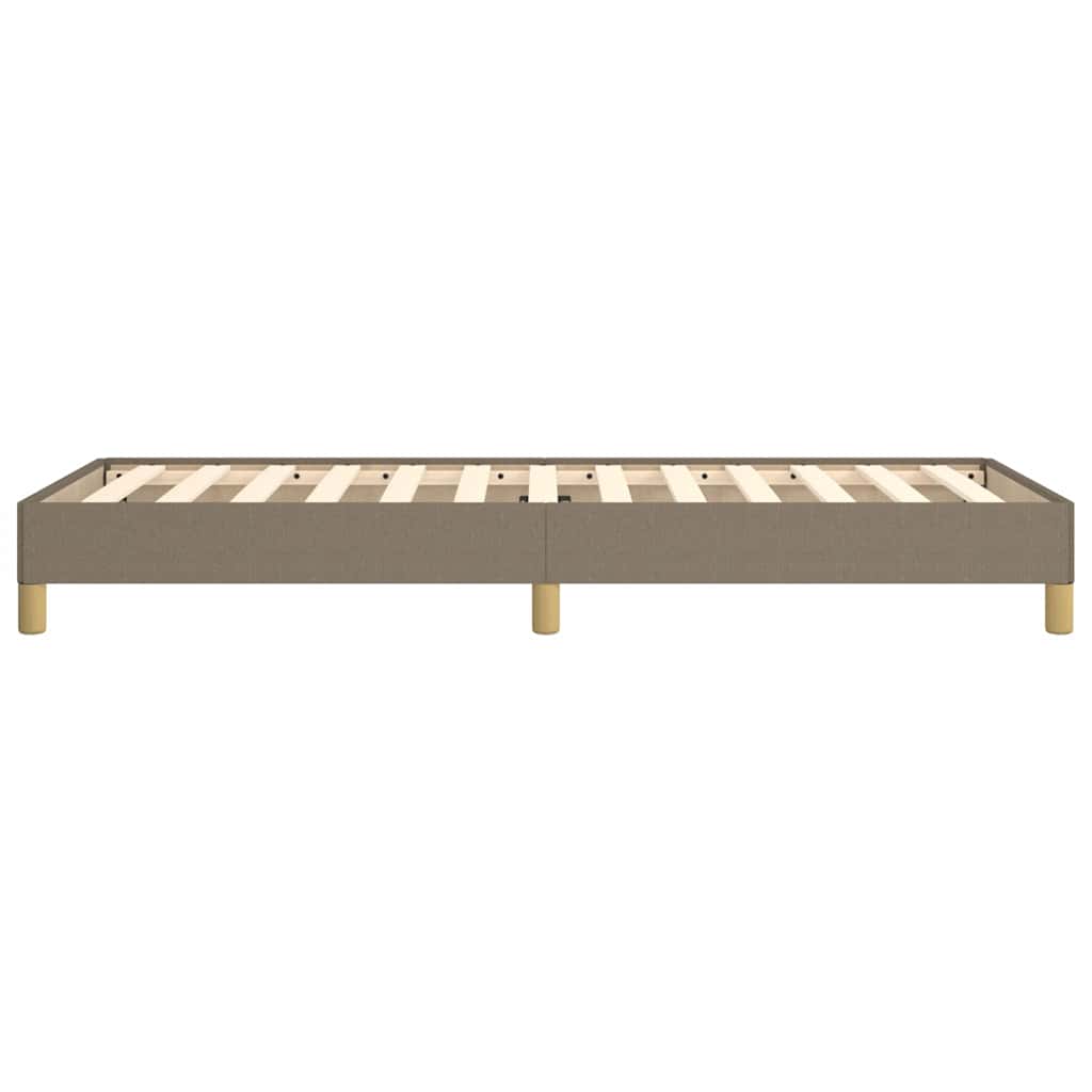 Sengeramme uden madras Taupe 100x200 cm Stof