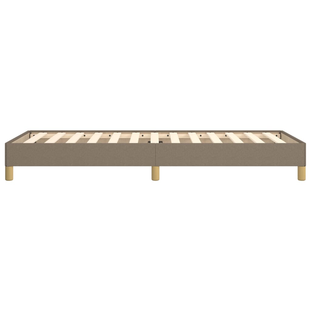 Sengeramme uden madras Taupe 100x200 cm Stof