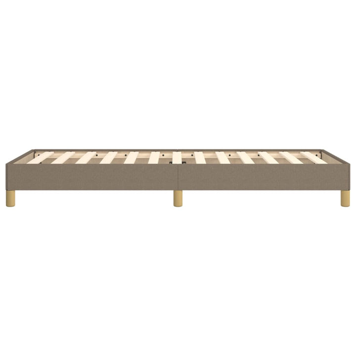 Sengeramme uden madras Taupe 100x200 cm Stof