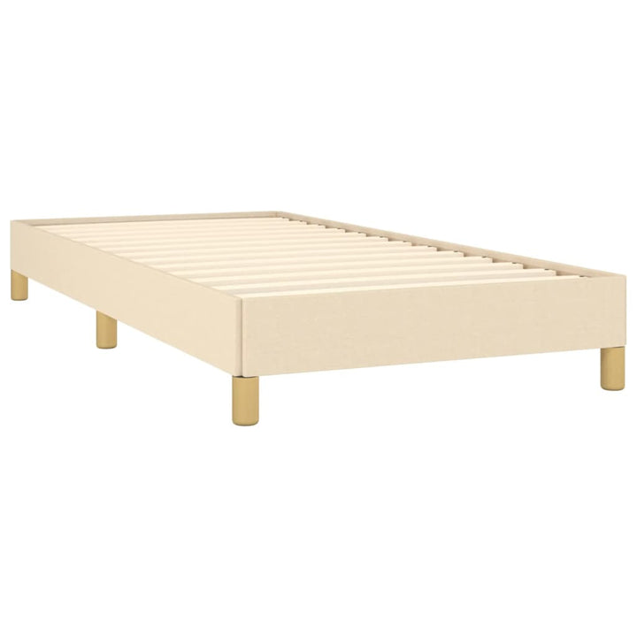 Sengeramme uden madras Creme 100x200 cm Stof