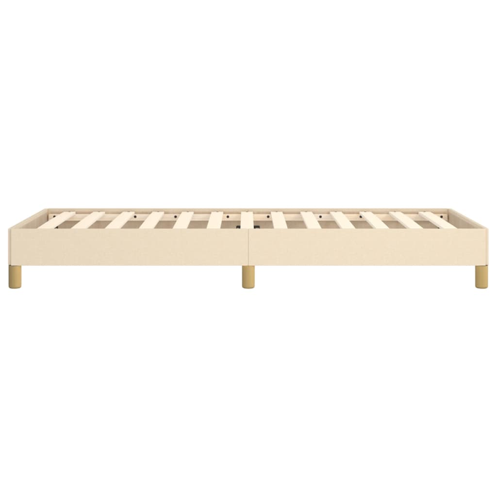 Sengeramme uden madras Creme 100x200 cm Stof
