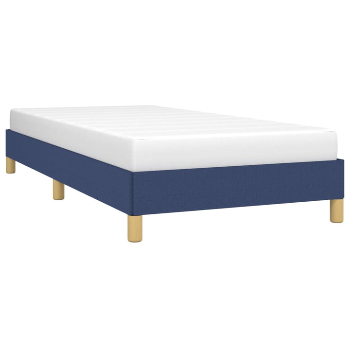 sengeramme uden madras 100x200 cm stof blå
