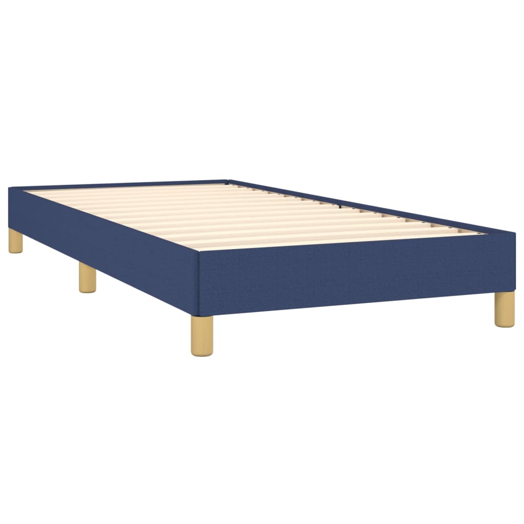 sengeramme uden madras 100x200 cm stof blå