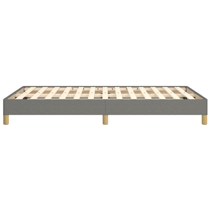 Sengeramme uden madras Mørkegrå 120x200 cm Stof