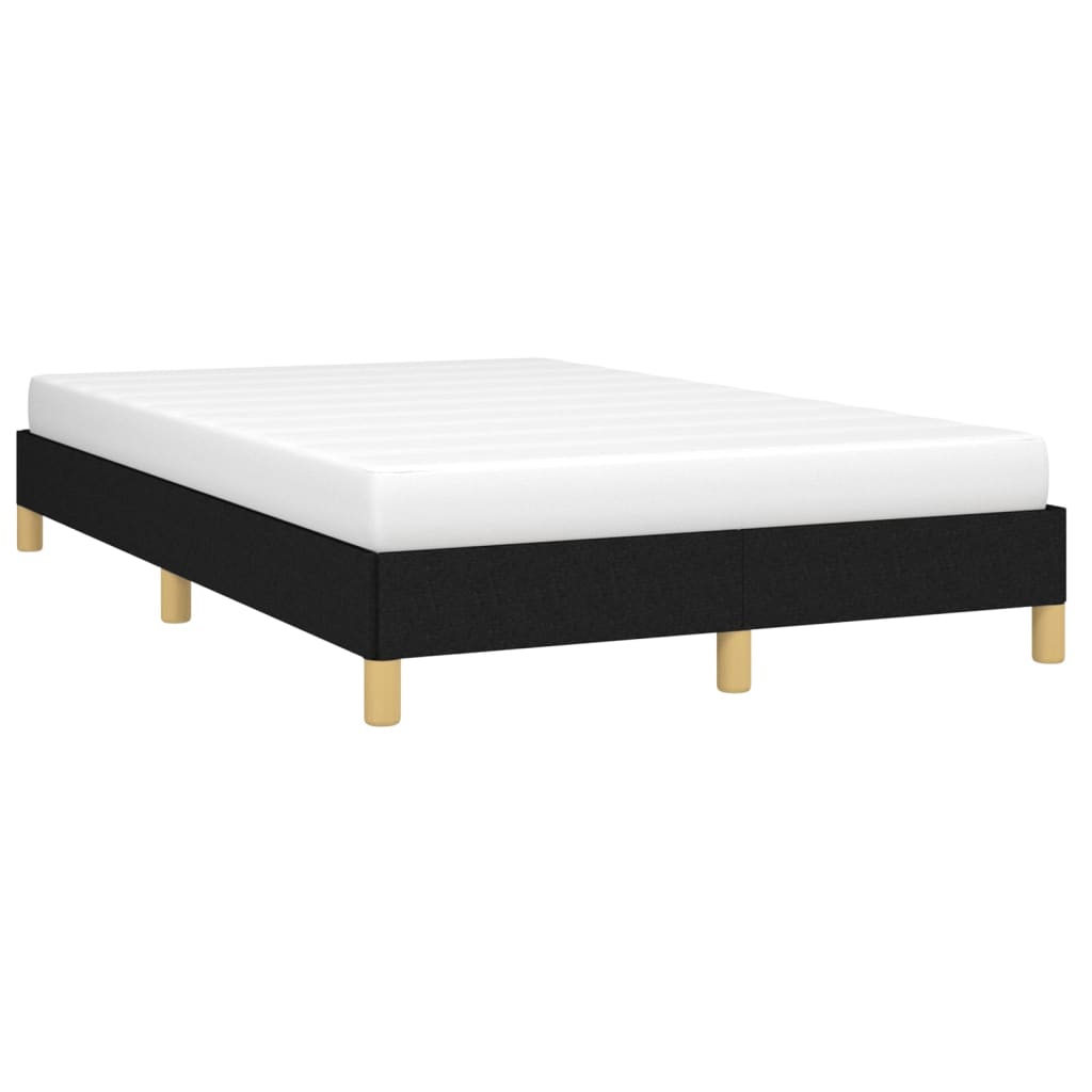 Sengeramme uden madras Sort 120x200 cm Stof