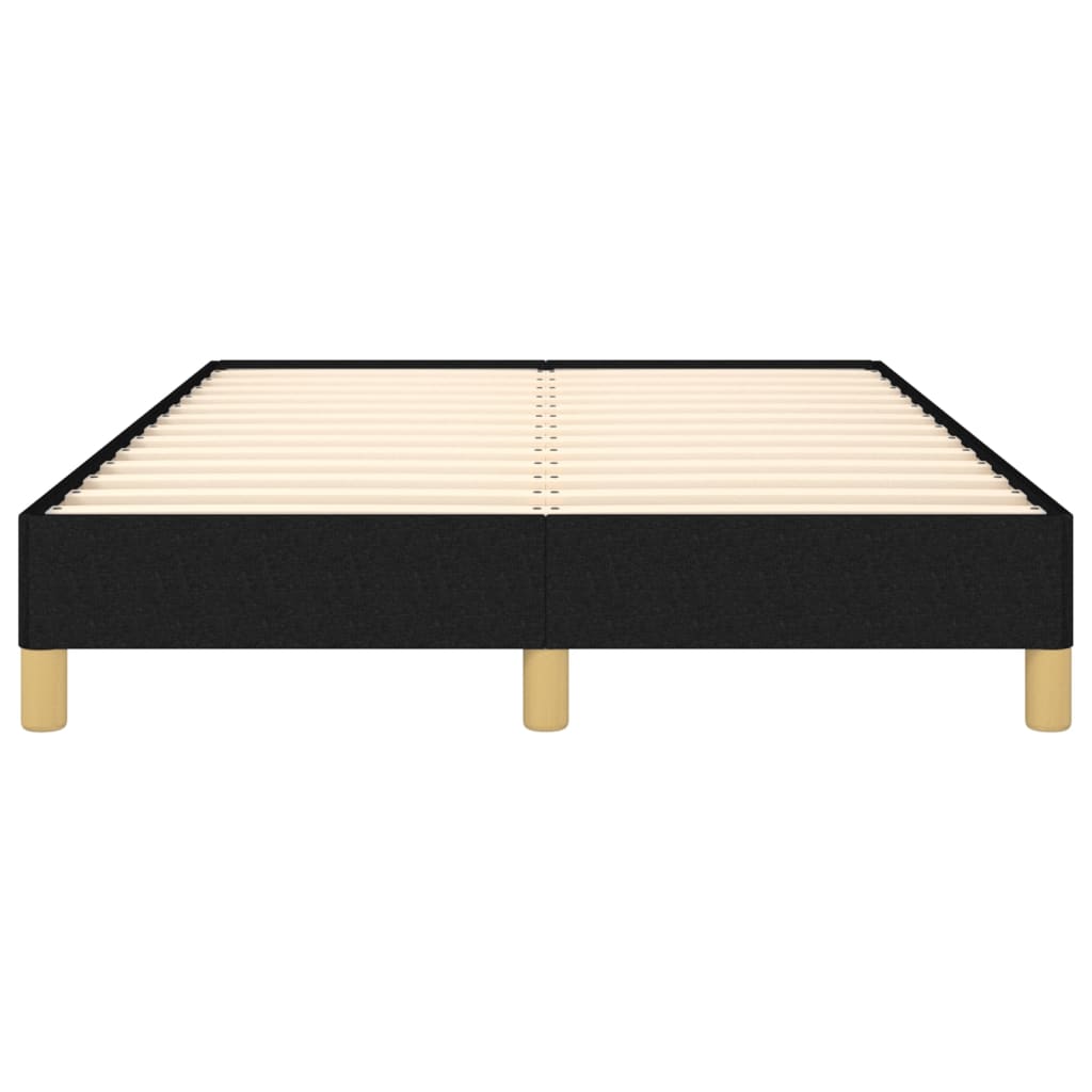 Sengeramme uden madras Sort 120x200 cm Stof