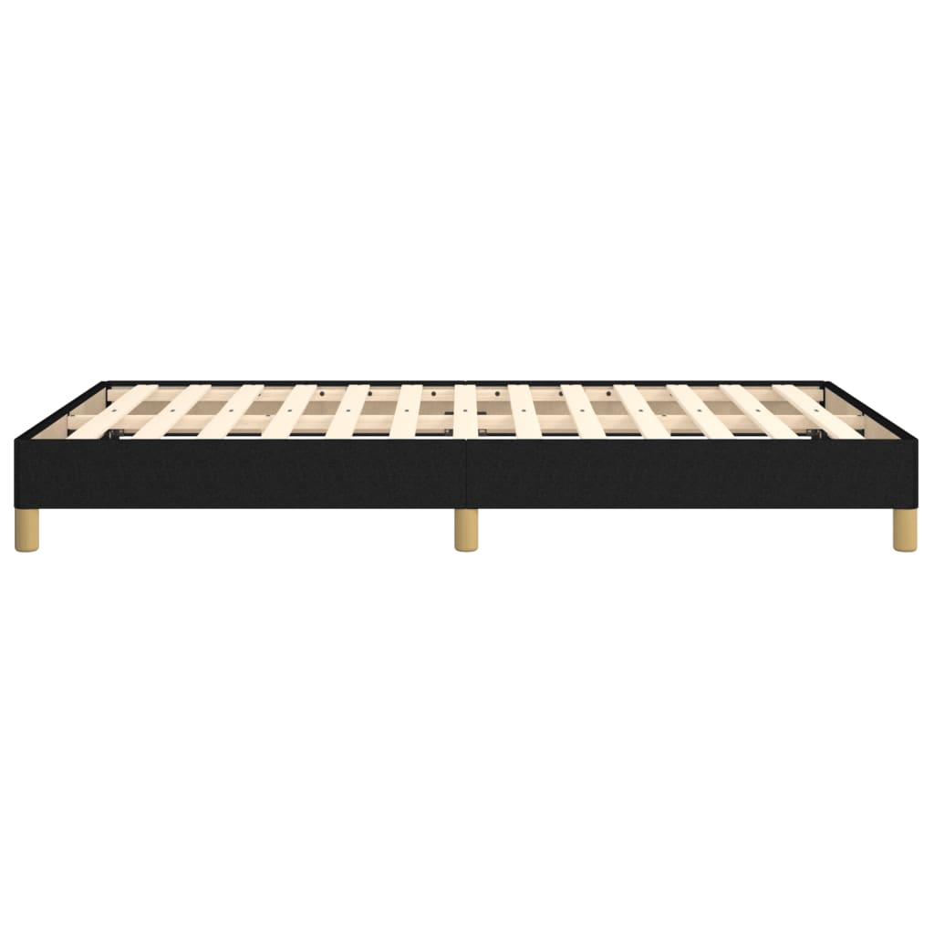 Sengeramme uden madras Sort 120x200 cm Stof