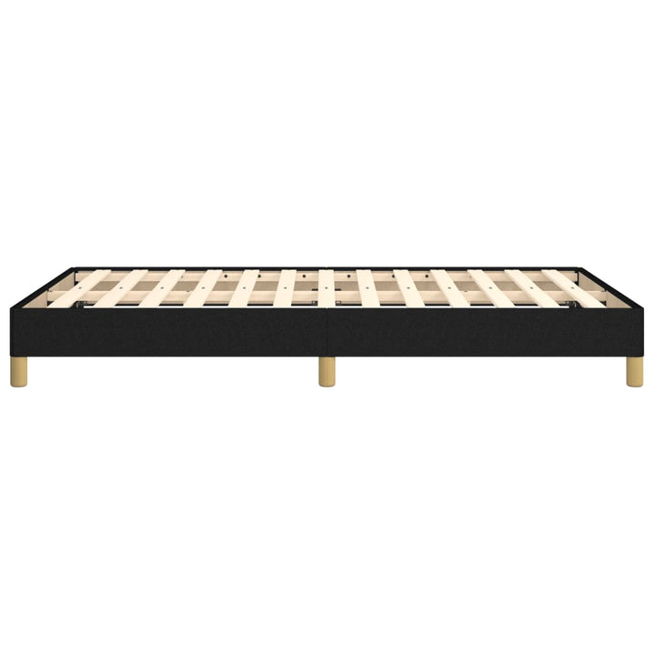 Sengeramme uden madras Sort 120x200 cm Stof