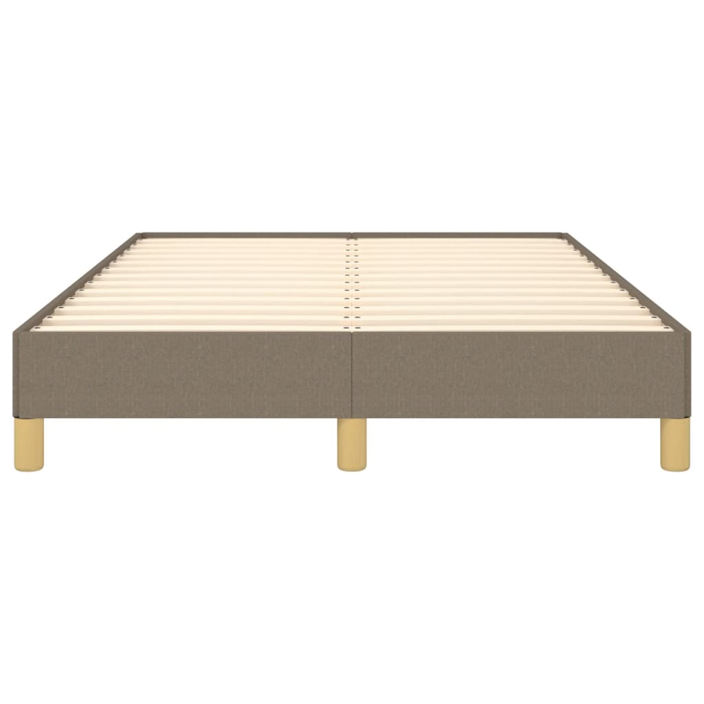 Sengeramme uden madras Taupe 120x200 cm Stof