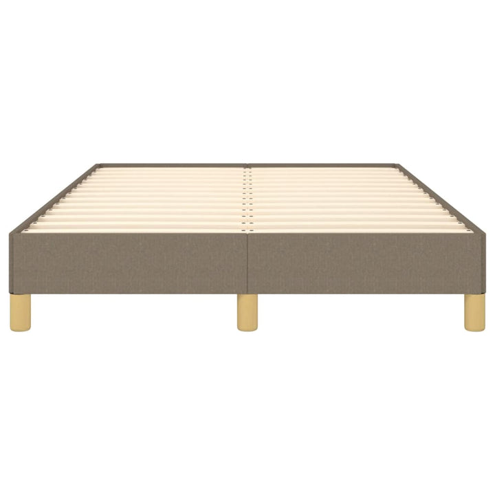Sengeramme uden madras Taupe 120x200 cm Stof