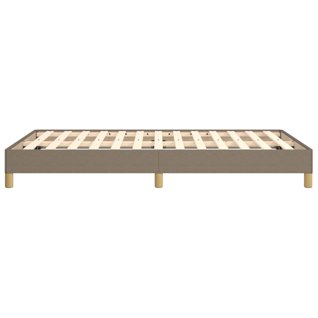 Sengeramme uden madras Taupe 120x200 cm Stof