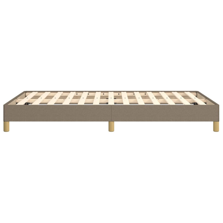 Sengeramme uden madras Taupe 120x200 cm Stof