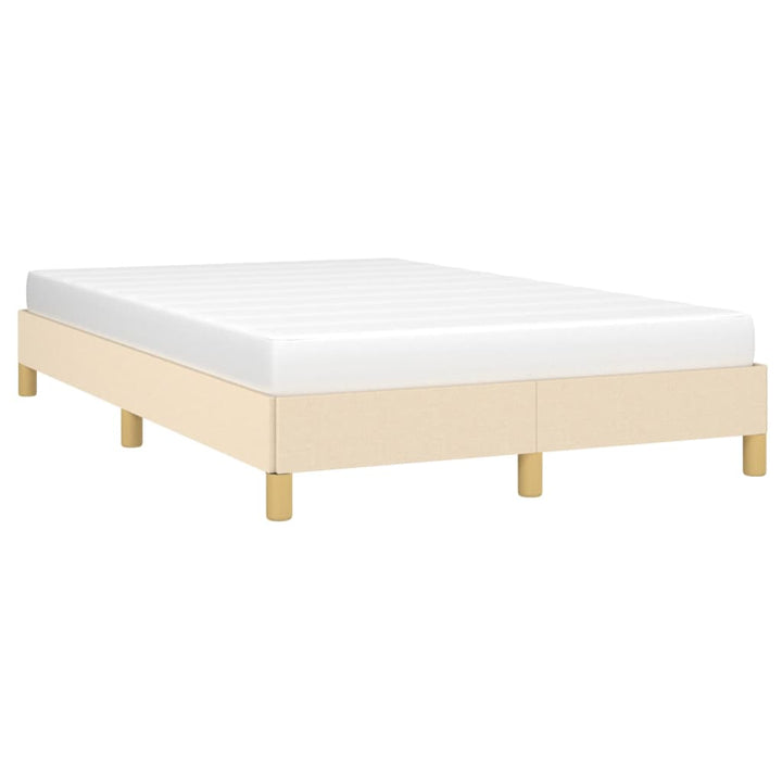 Sengeramme uden madras Creme 120x200 cm Stof