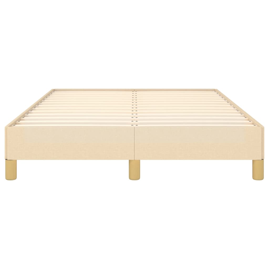 Sengeramme uden madras Creme 120x200 cm Stof