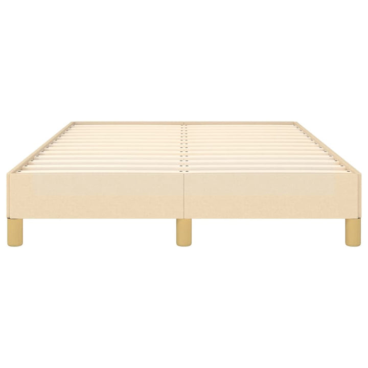 Sengeramme uden madras Creme 120x200 cm Stof