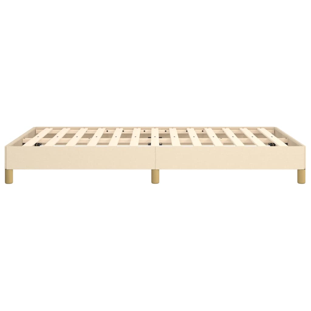 Sengeramme uden madras Creme 120x200 cm Stof