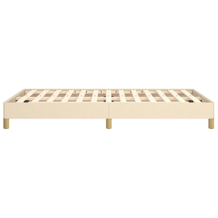 Sengeramme uden madras Creme 120x200 cm Stof